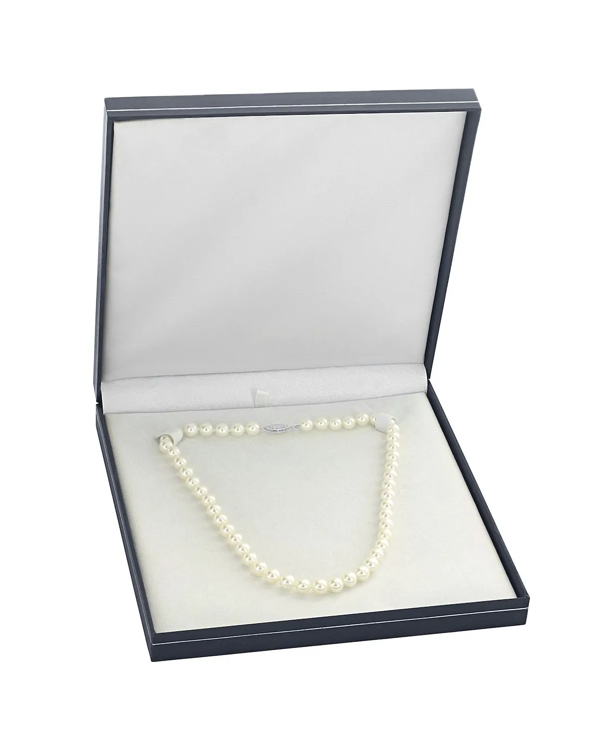 5.0-7.0mm Japanese Akoya White Graduated Pearl Necklace