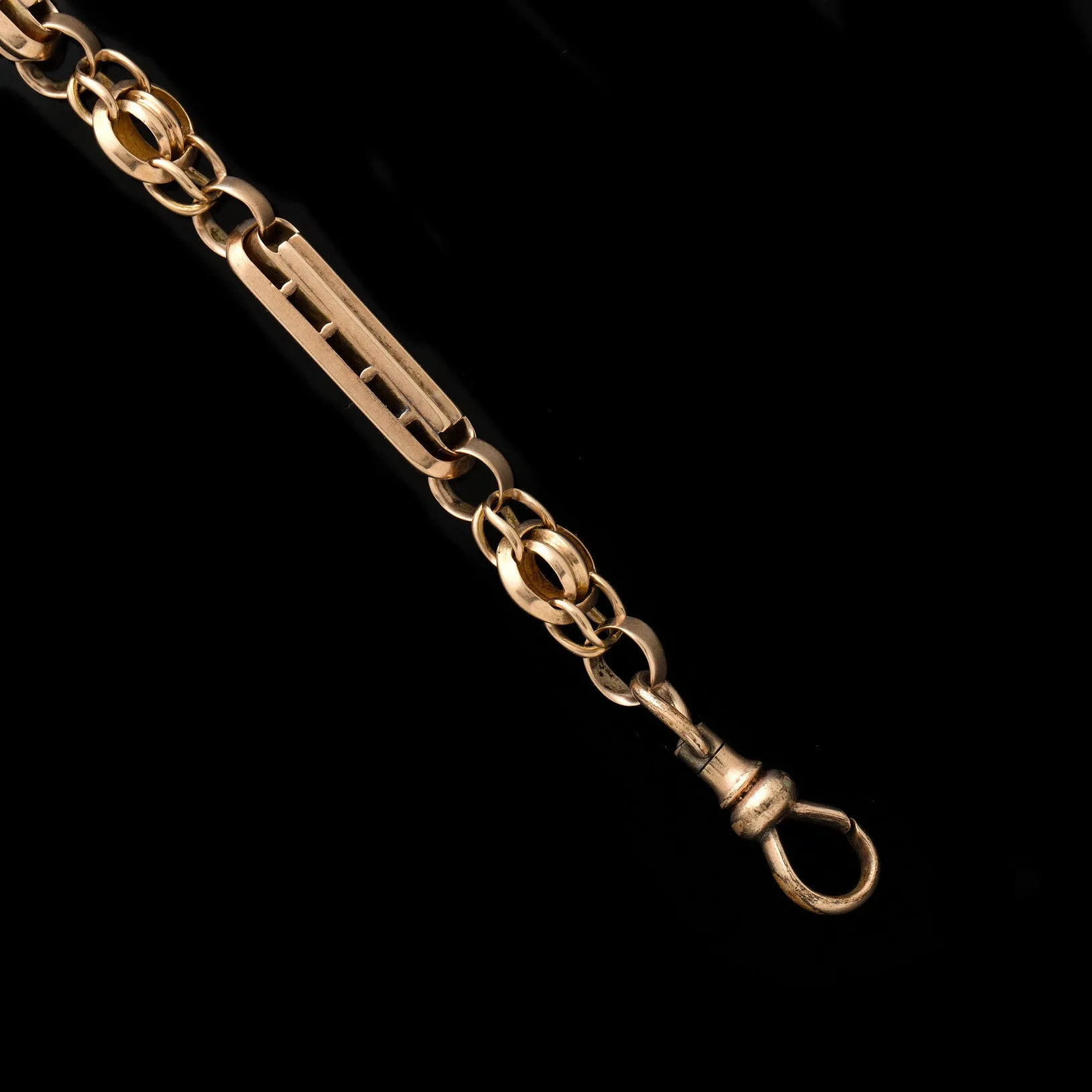 Antique 14k Gold Watch Fob Chain