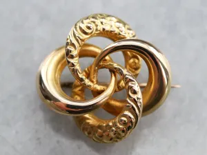 Antique Lover's Knot Pin or Pendant