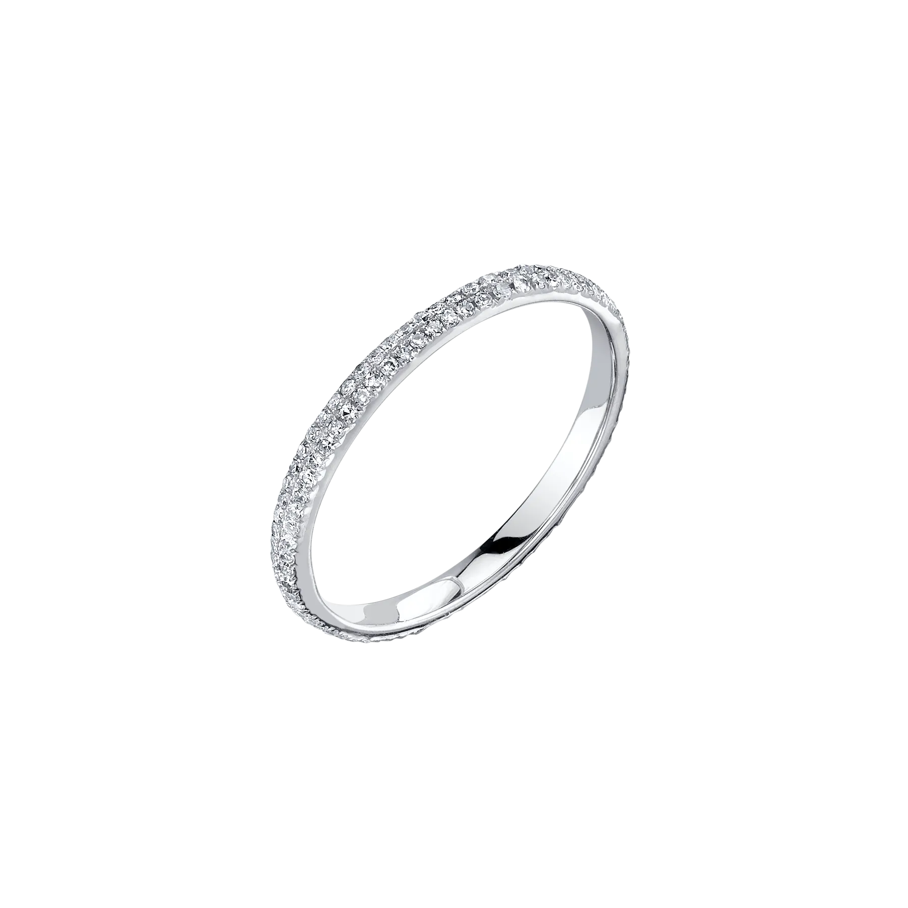 Axel Ring with White Pavé Diamonds