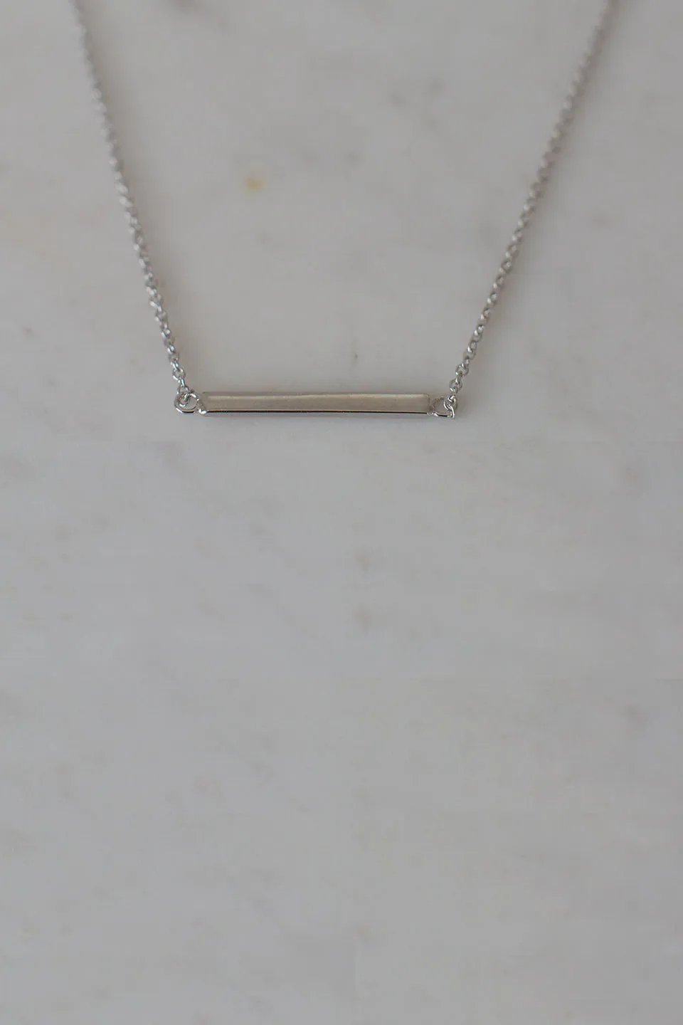 Bar Gold Chain Necklace