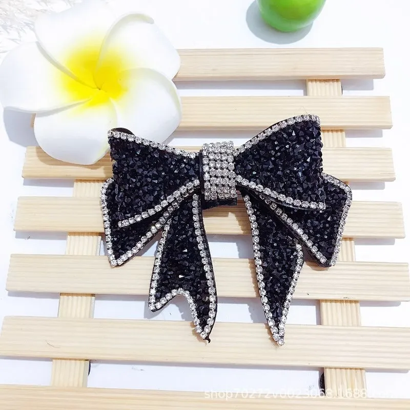 Black Bow Fancy Hair Clip