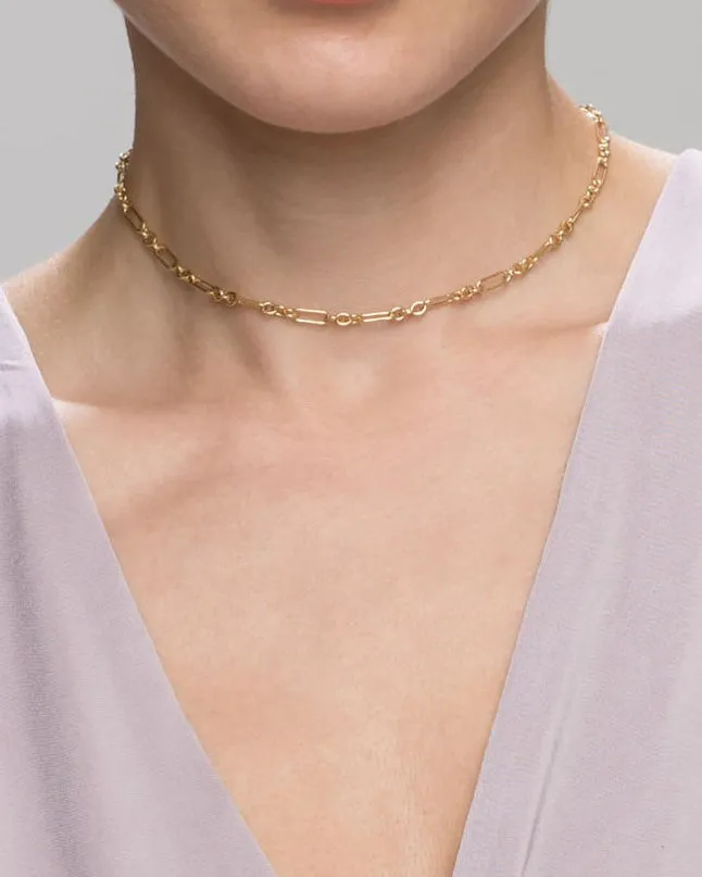 Bold Halo Bar Choker