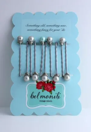 Bridal Pearl Bobby Pin Set