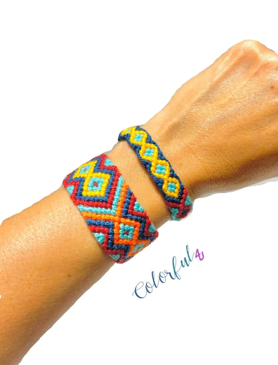 Caribbean Sunset Friendship Bracelets | Woven Bracelet