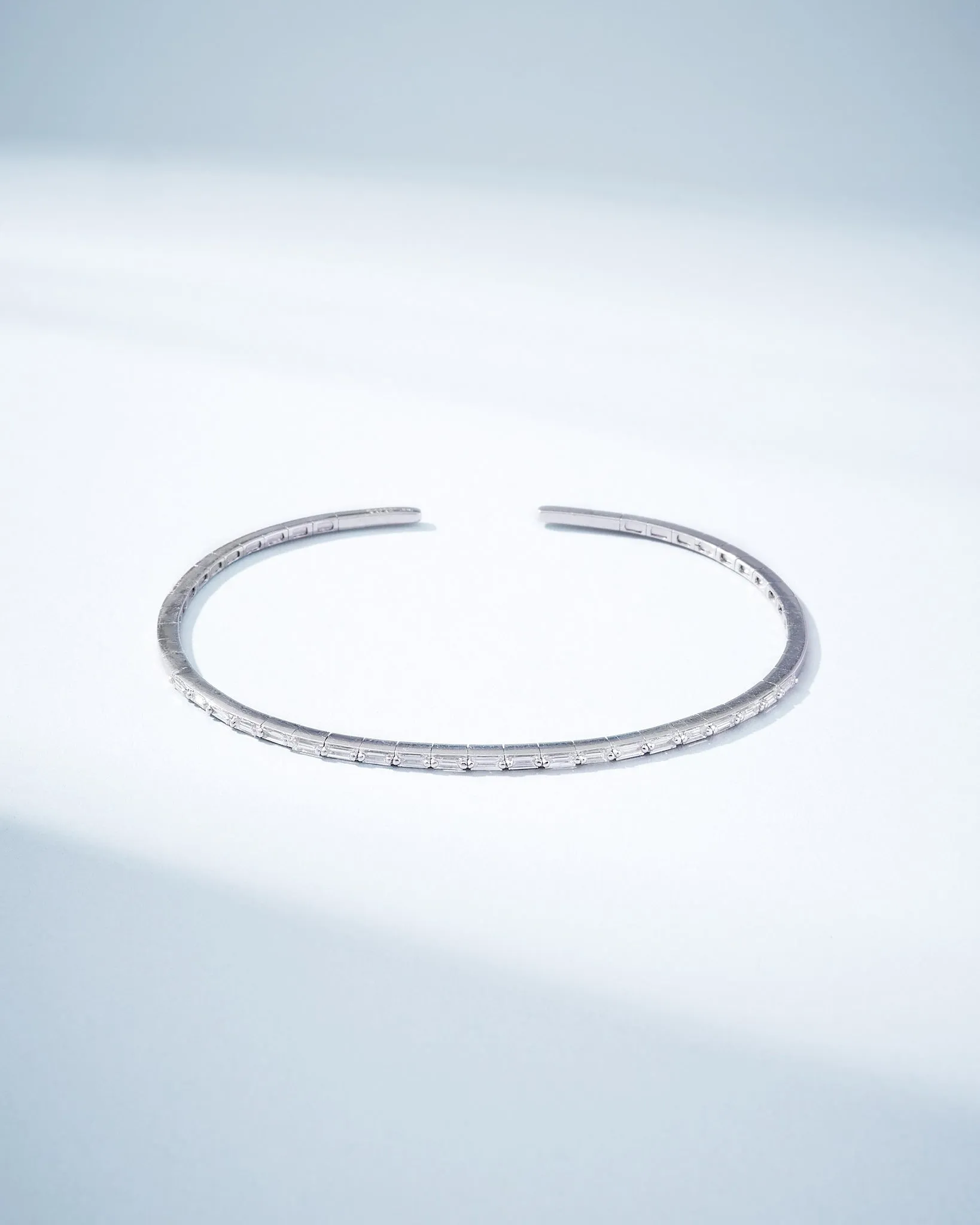 Classic Diamond Thin Bangle