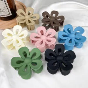 Cutout Flower Hair Claw