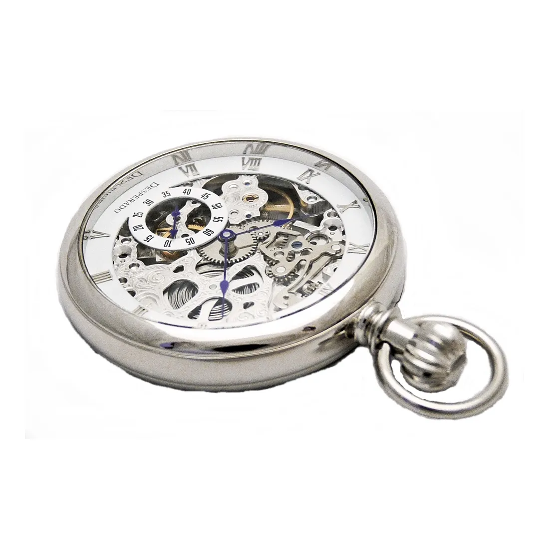 Desperado 566W “Golden Gate” Wind Up Pocket Watch High Grade Skeletonized Movement