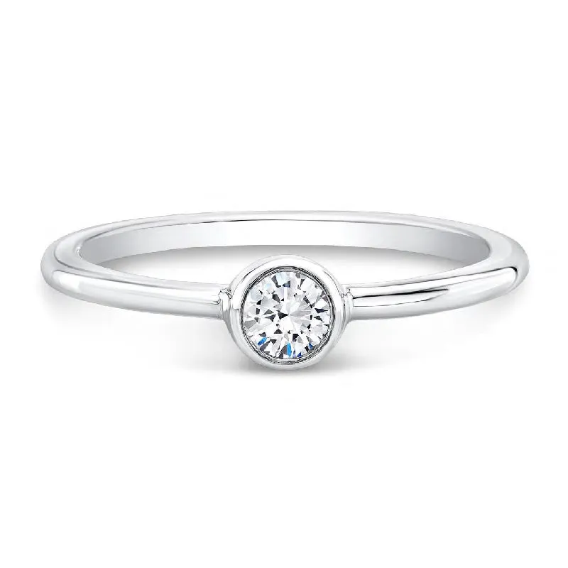 Forevermark Tribute™ Diamond Polished Stack Band