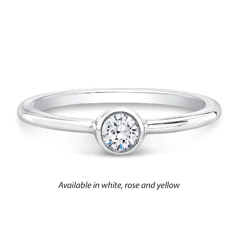 Forevermark Tribute™ Diamond Polished Stack Band