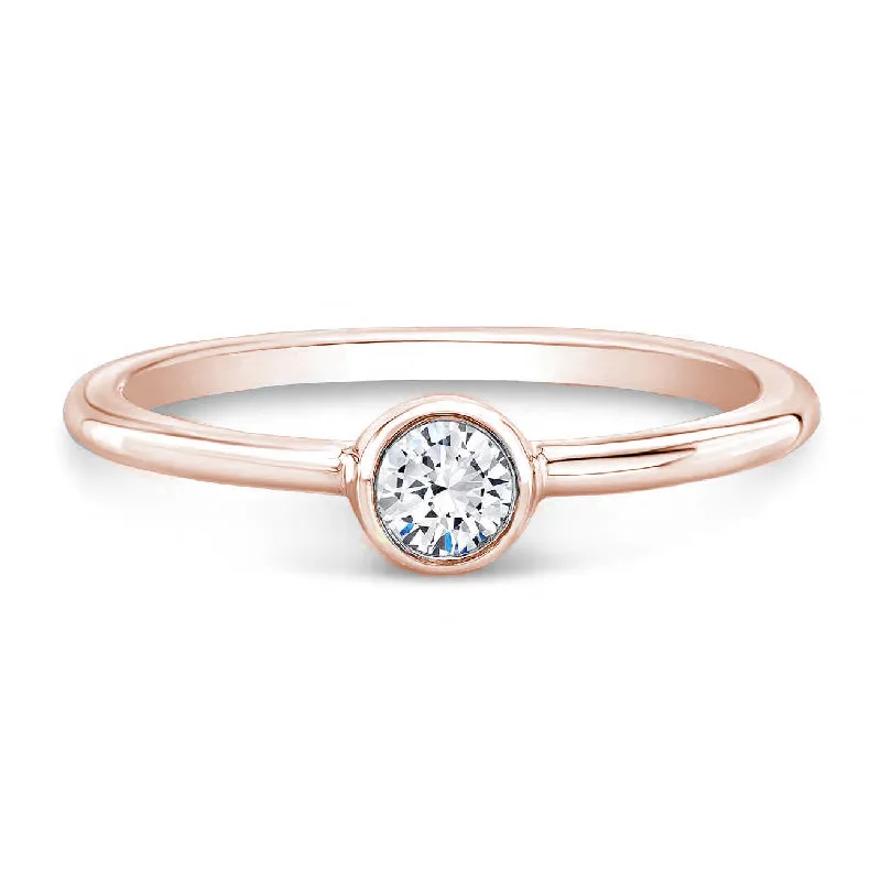 Forevermark Tribute™ Diamond Polished Stack Band