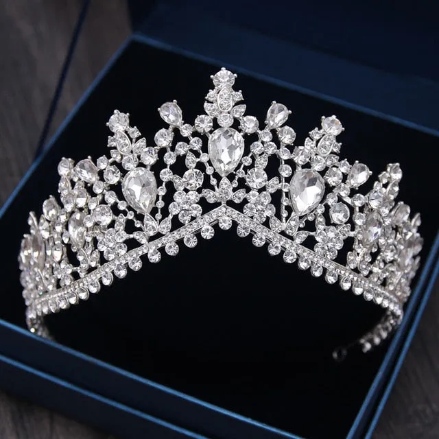 Gorgeous European Tiara in Silver