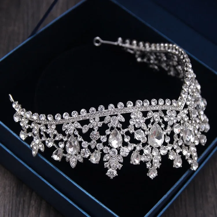 Gorgeous European Tiara in Silver