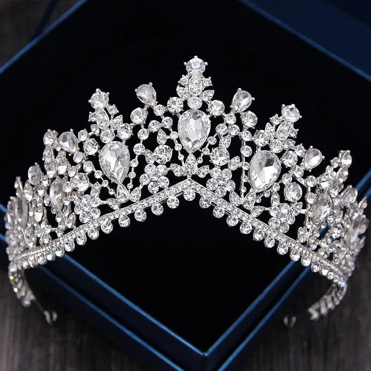 Gorgeous European Tiara in Silver