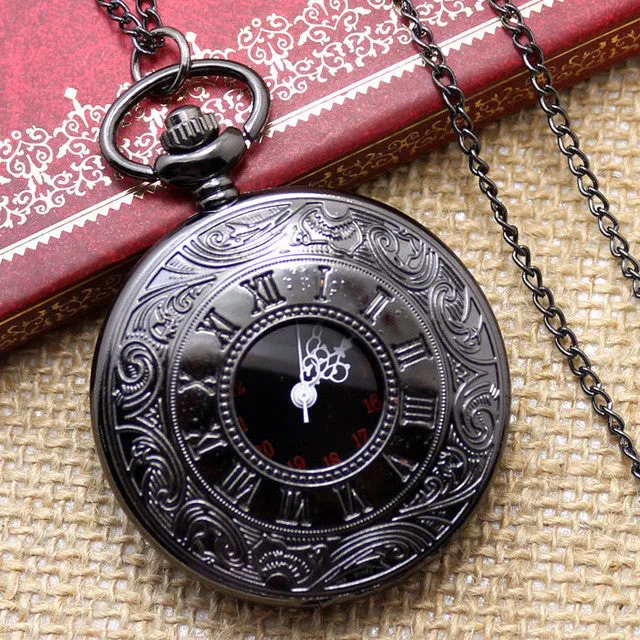 Hot Sale Style Vintage Old Antique Pendant Pocket Watch With Necklace Chain Best Gift For Birthday Christmas New Year