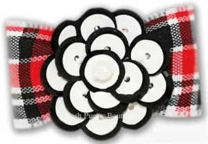 Kilted Rose Hair Bow