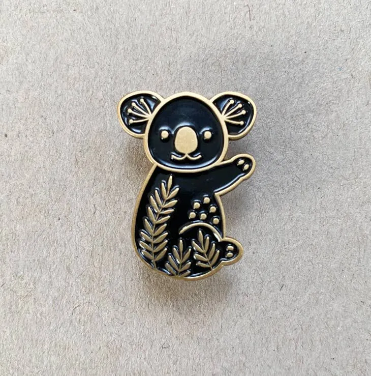 Koala Enamel Pin Badge