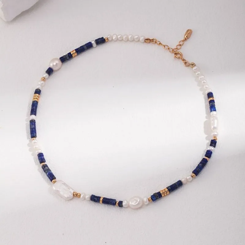 Lapis Lazuli and Pearls Necklace