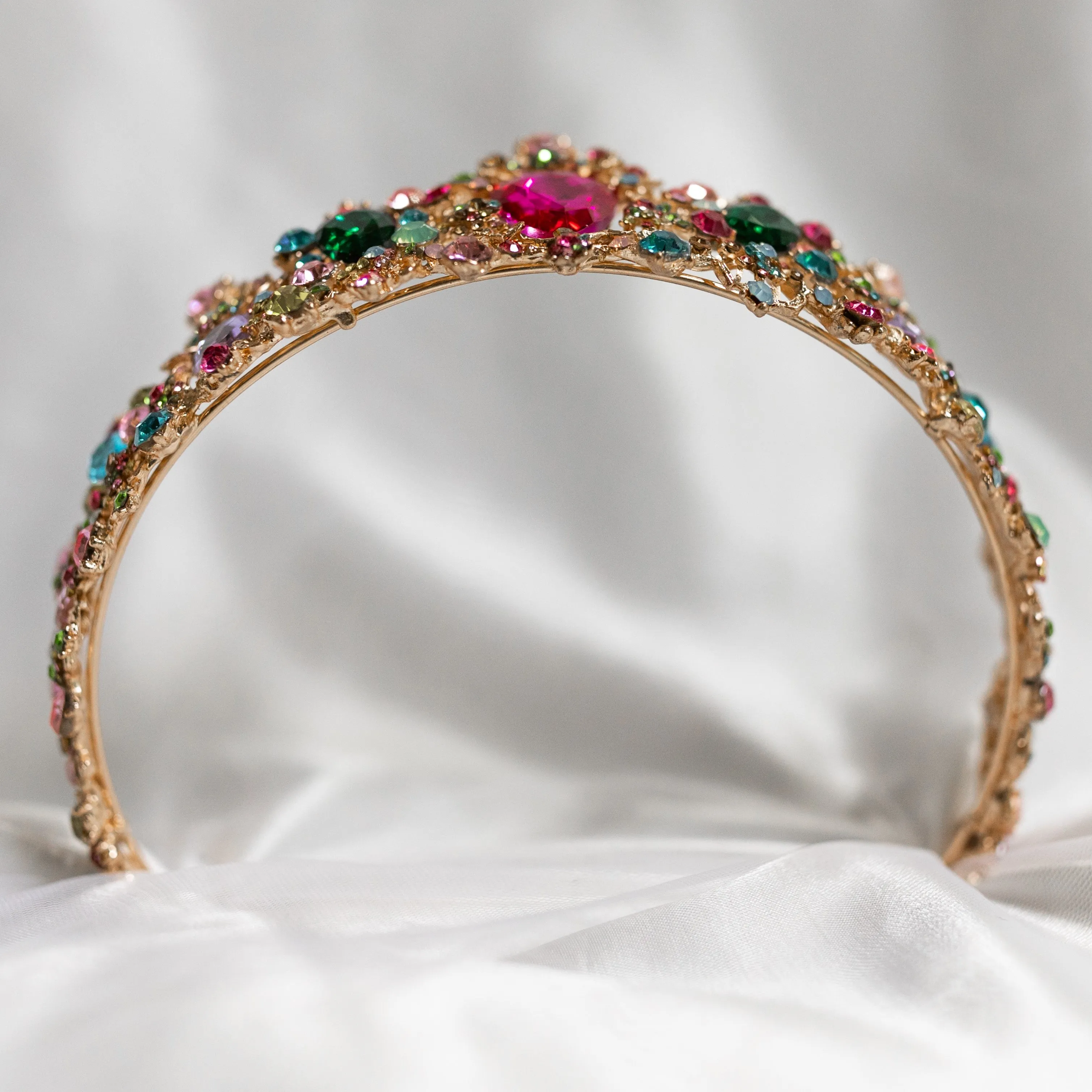 Michelle's Tiara in Multi Color & Gold