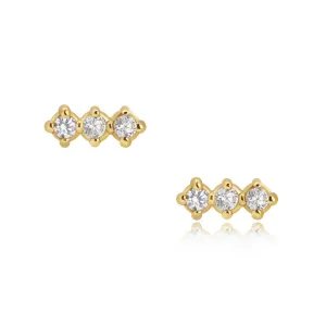 Mod   Jo Jackie Trio Studs