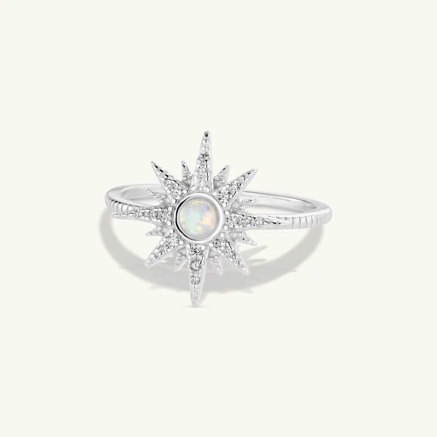 North Star Ring in Silver