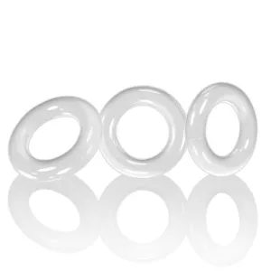 Oxballs Willy Rings Cock Ring 3 Pack White