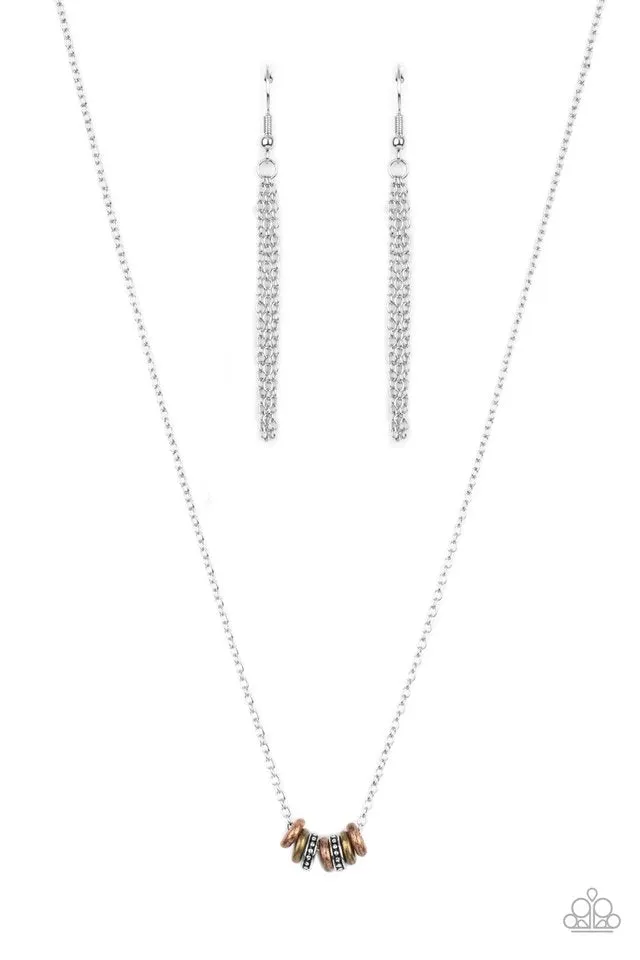 Paparazzi Necklace ~ Dainty Dalliance - Multi