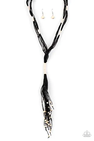 PAPARAZZI Whimsically Whipped - Black NECKLACES