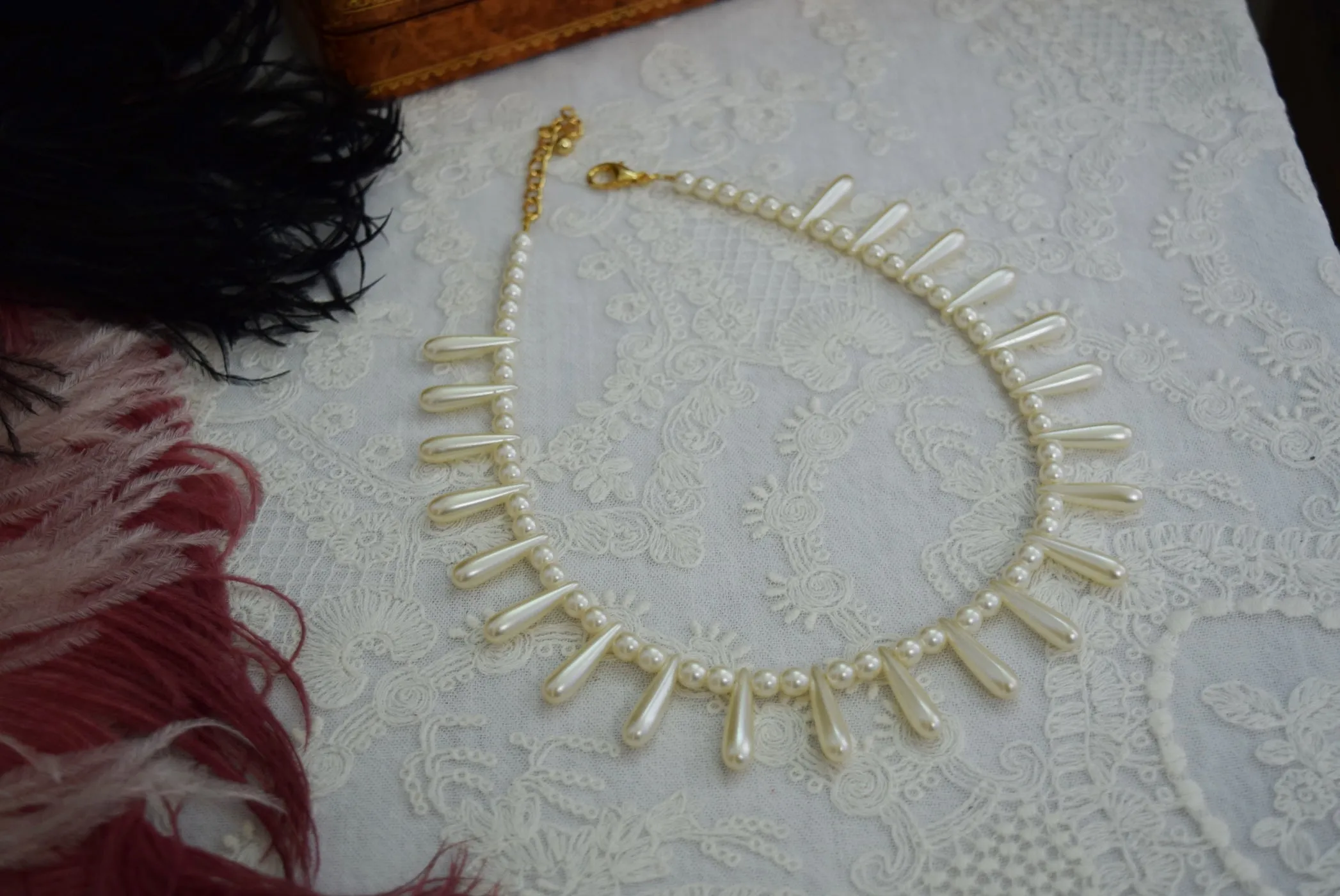 Pearl Fringe Necklace