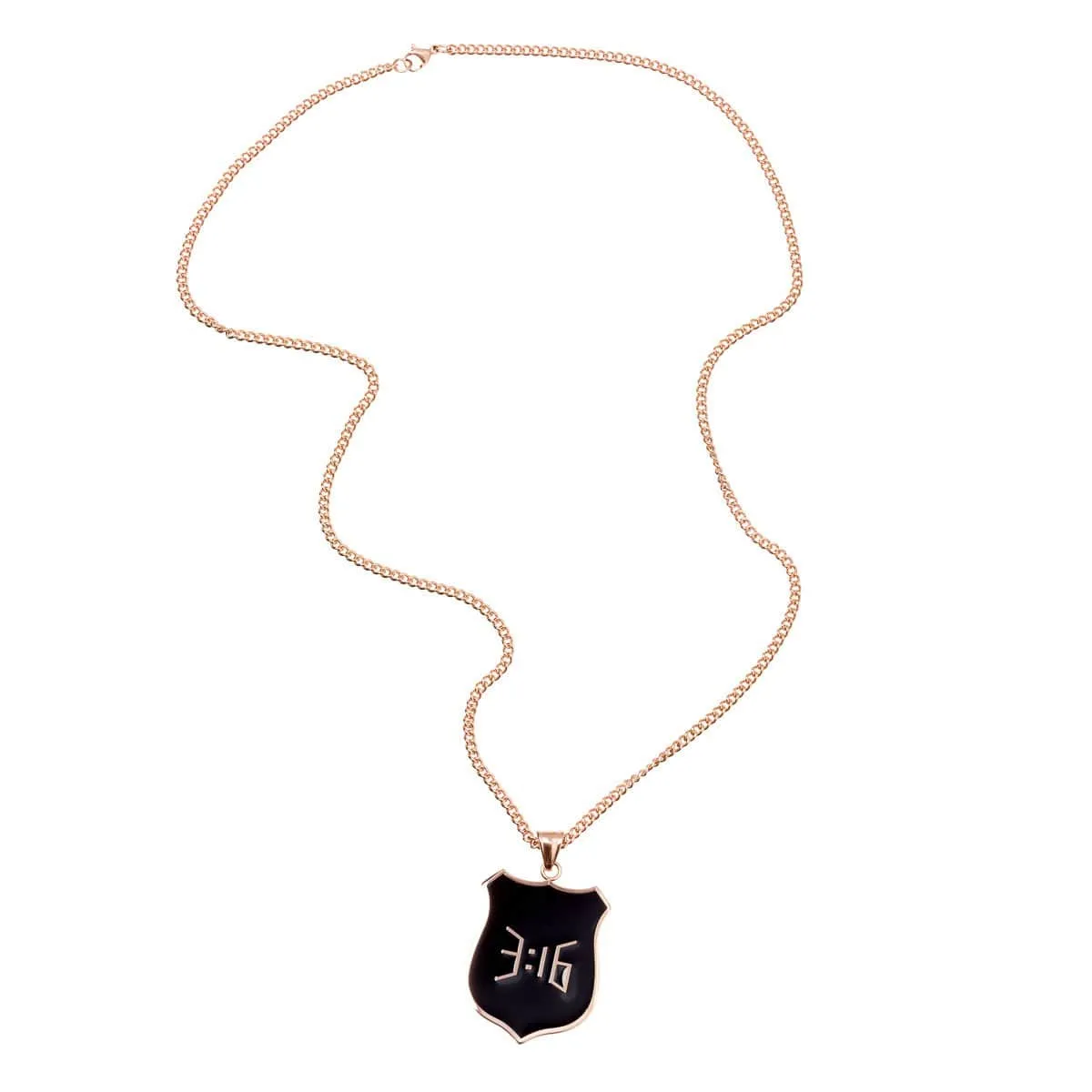 Psalm 23 - Pendant Necklace - Gold/Black