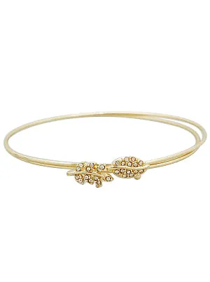 Reese Delicate CZ Leaf Bangles