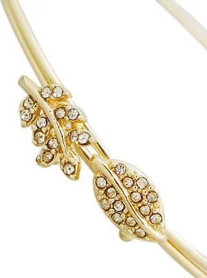 Reese Delicate CZ Leaf Bangles