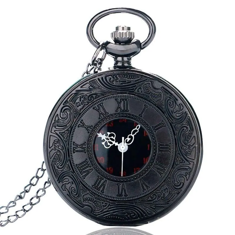 Roma Pocket Watch Dark Grey