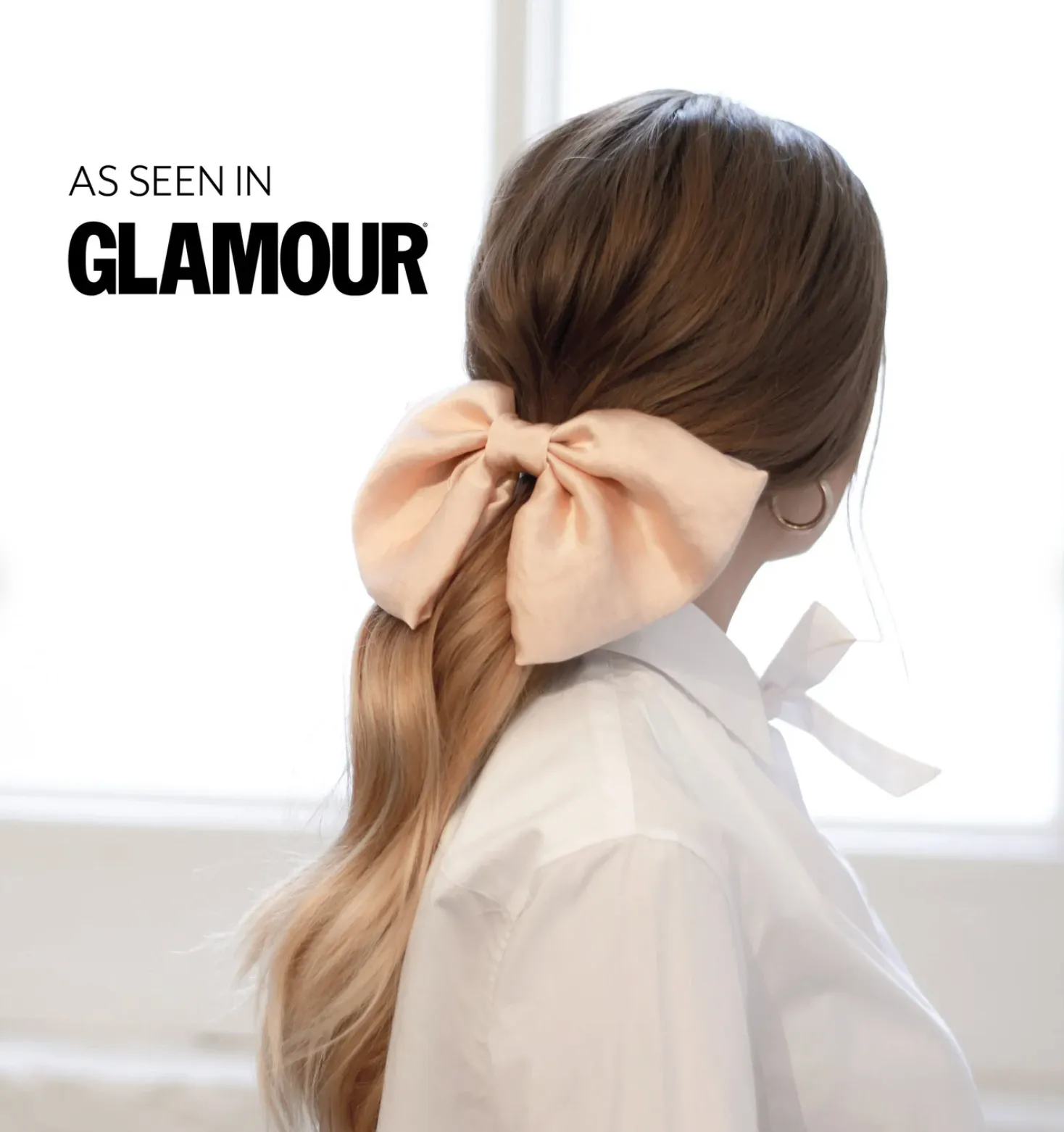 Silk Statement Bow | As Seen in Glamour Beauty Edit | Big Bow Barrette | Luxury Designer Hair Accessories | Made to Order