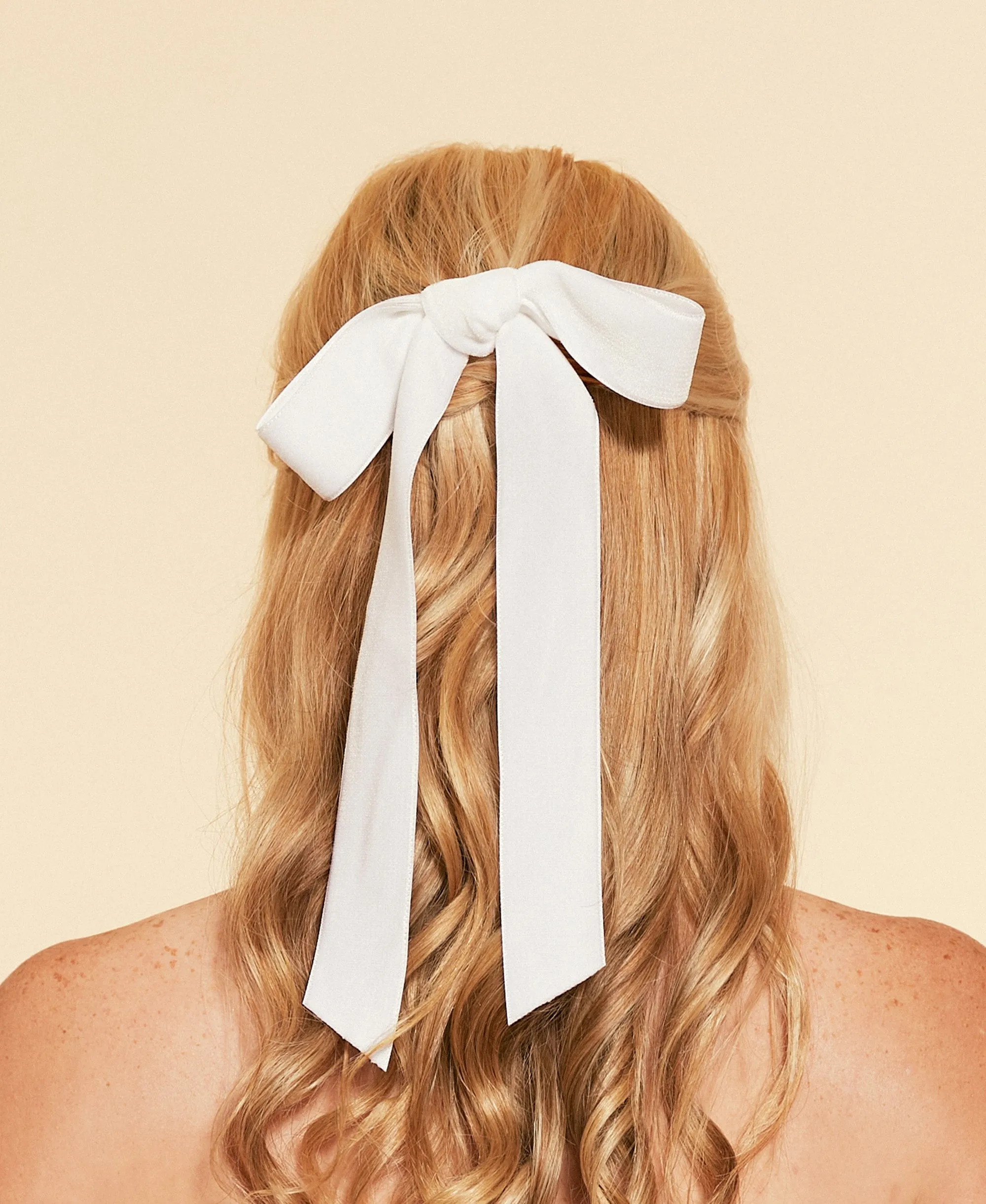 Silk Velvet Effortless Bow | Double Sided Japanese Silk Velvet |  Hand Tied and Made to Order