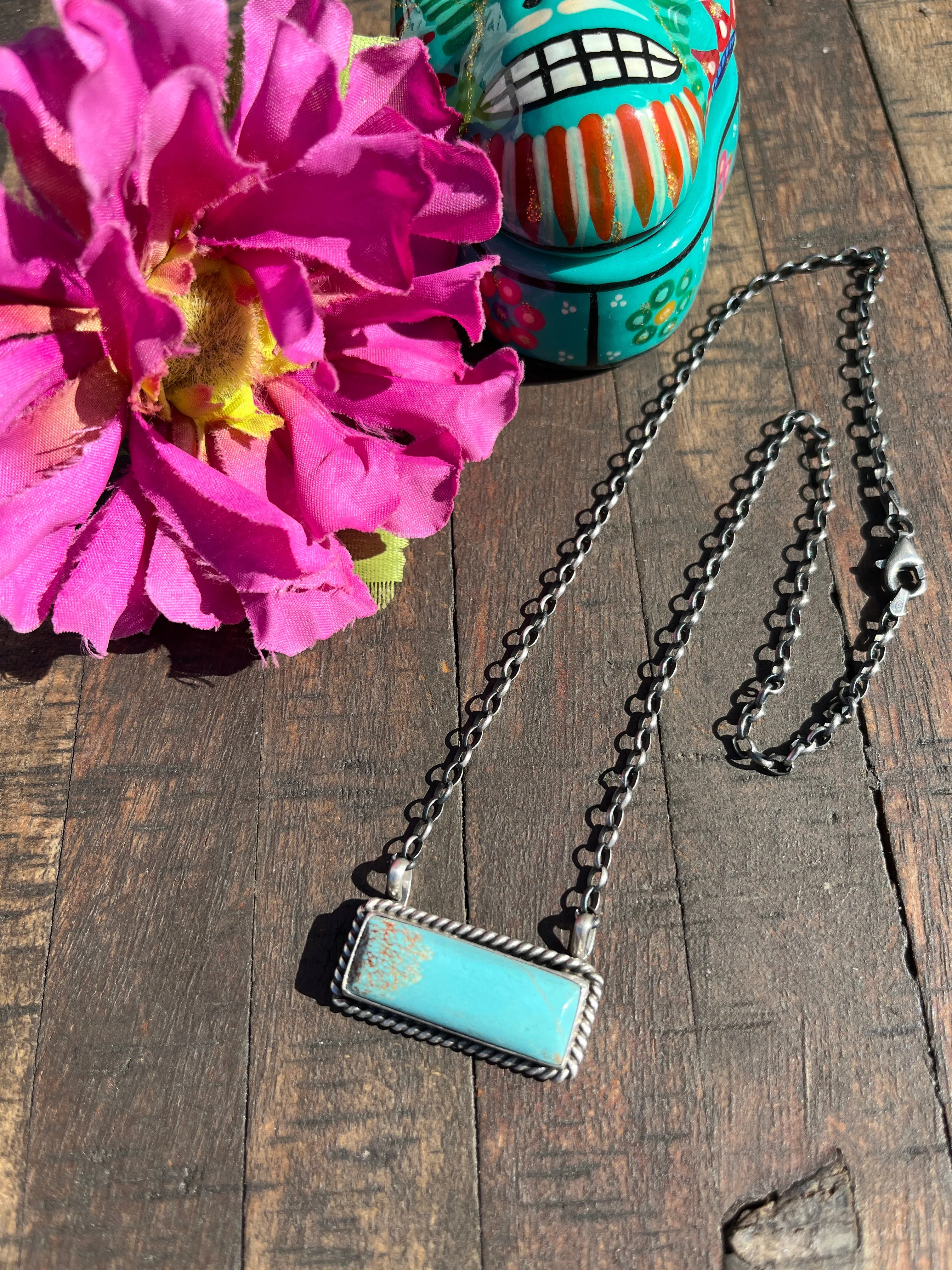 Simple Kingman Bar Necklace #10