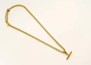 SIMPLE T BAR NECKLACE