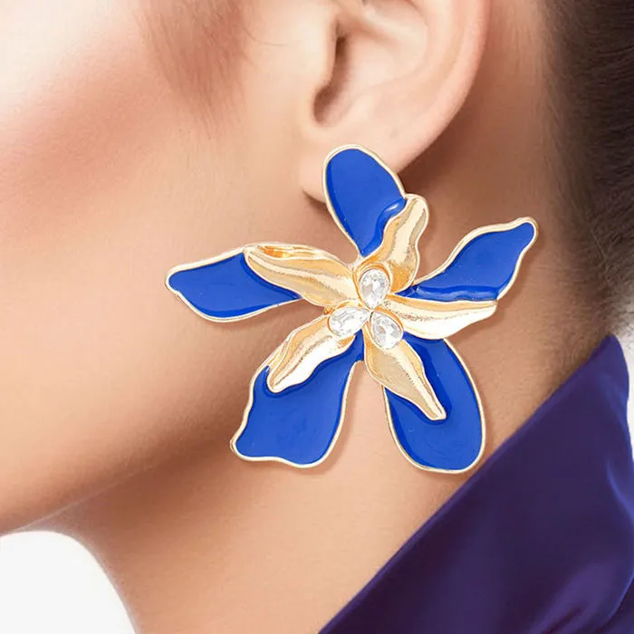 Stud Tropical Flower Earring for Women