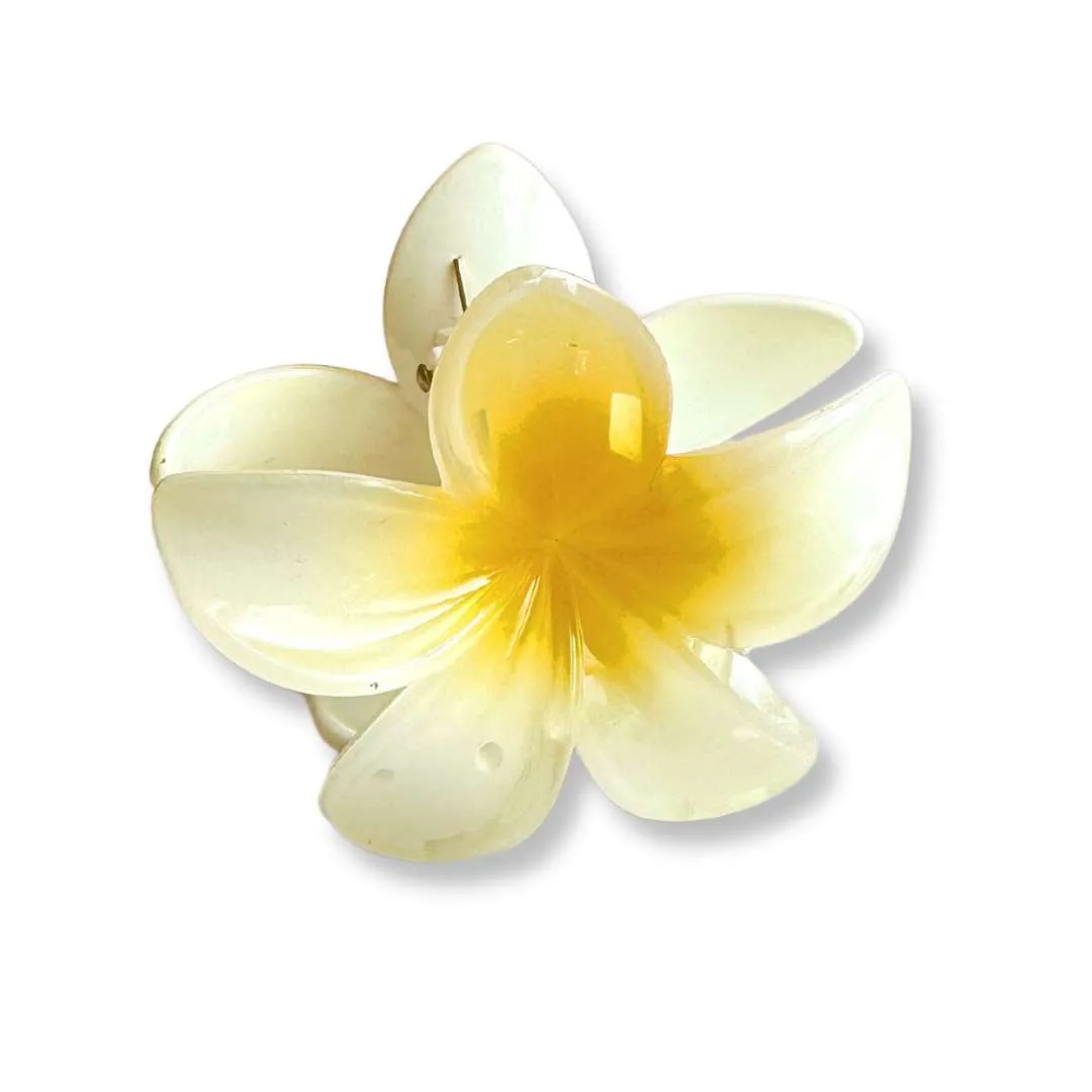 Tropical Flower Bloom Hair Claw Clips