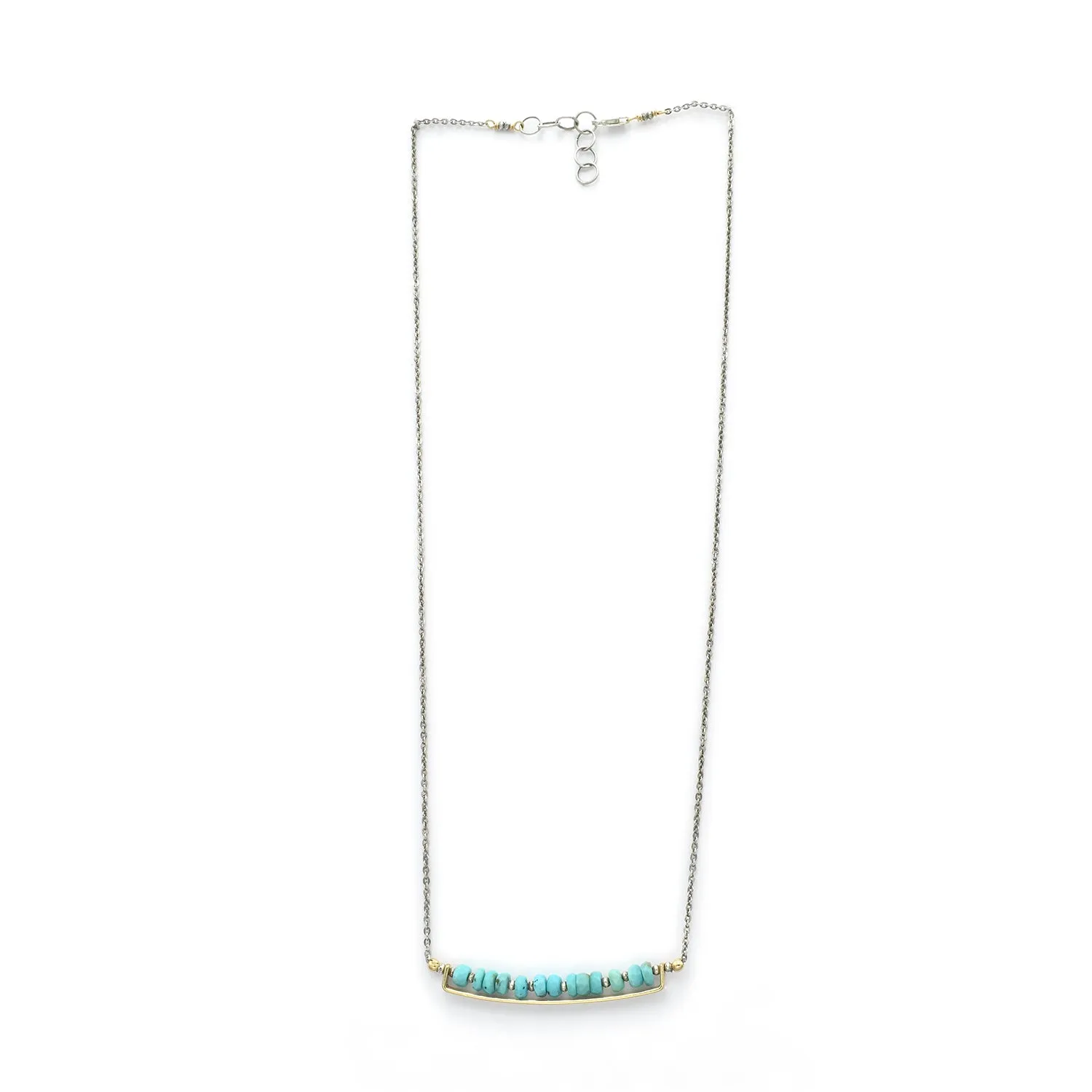 Turquoise Bar Necklace