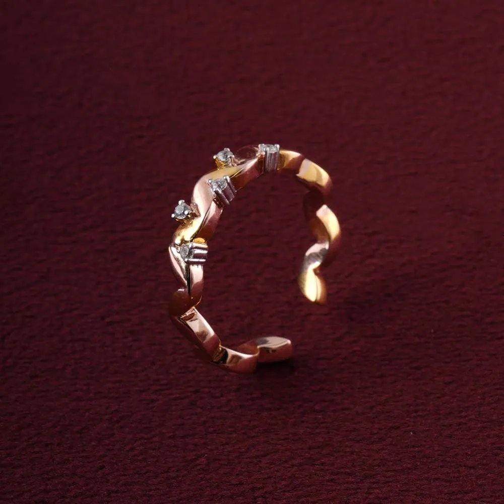 Twin Glow Sparkling Ring | 18K Gold Vermeil Plated